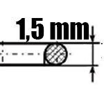 Hrúbka 1,5 mm
