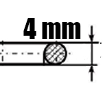 Hrúbka 4 mm