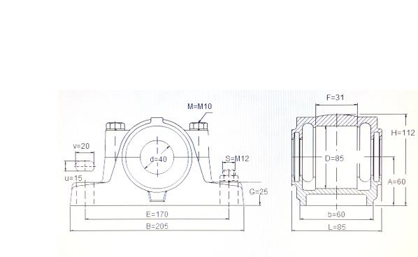 SN 509 Ložiskový domec
