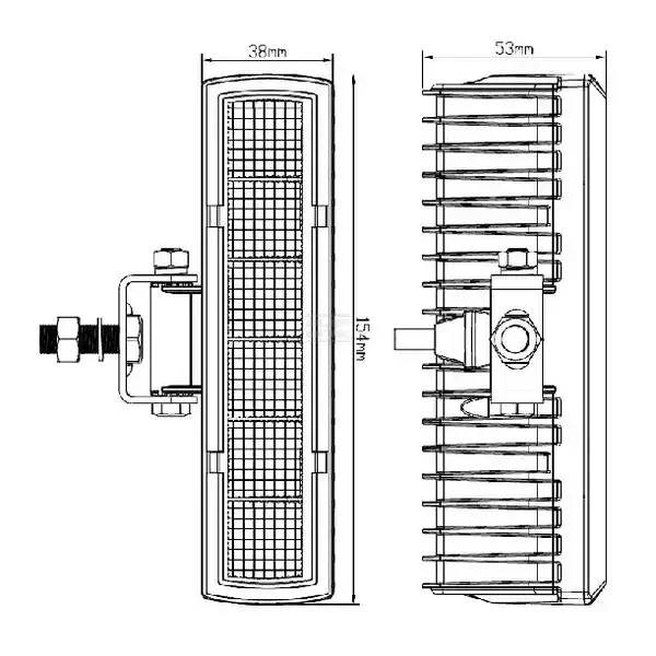 LED pracovné svetlo nepriame - 81W - LA10503