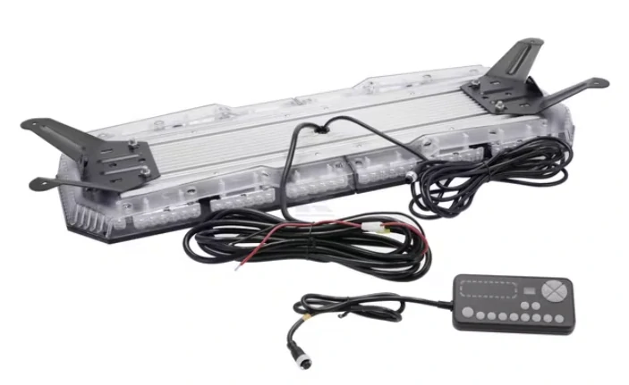 Svetelná LED lišta, 100/200 W, 12-24 V, oranžová, skrutkovacia, 767 x 89 x 280 mm