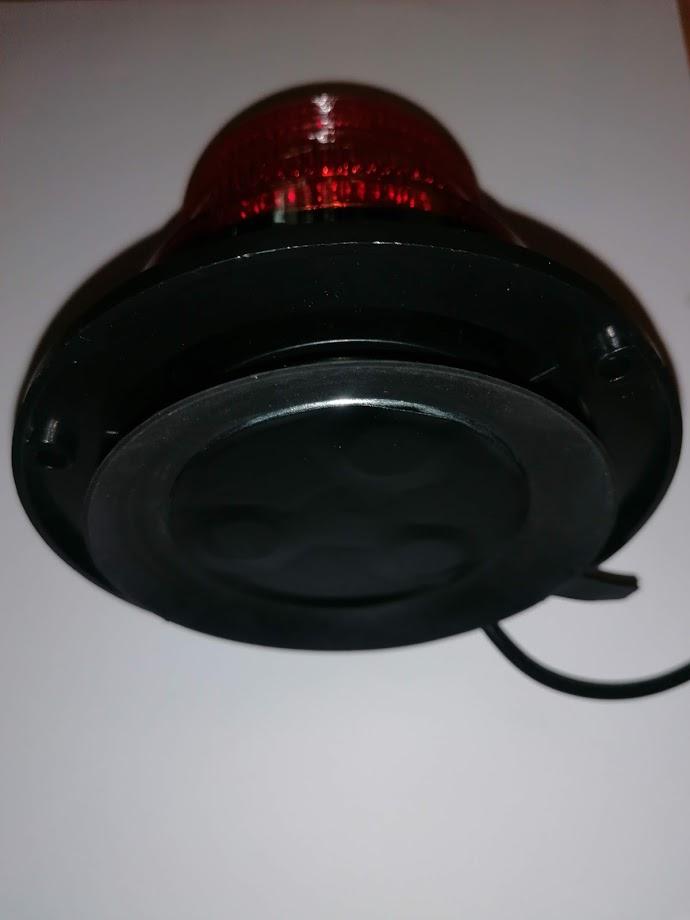 LED maják magnetický oranžový 12V/24V