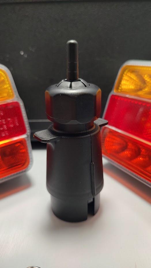 LED prenosná bezdrôtová magnetická súprava zadných svetiel