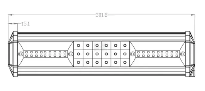 LED rampa 81W 54 LED - LA10301