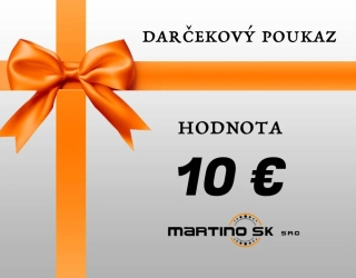 Darčekový poukaz v hodnote 10 €