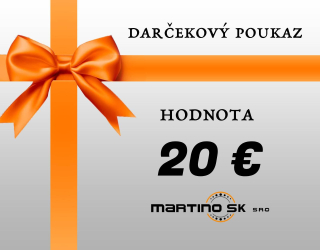 Darčekový poukaz v hodnote 20 €