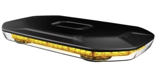 Svetelný LED maják, 50 W, 12 - 24 V, oranžová, naskrutkovateľná/magnet, 380 mm