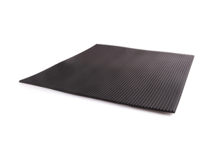 Gumová podlahovina s ryhovaným dezénom jemná SBR 70°Sh 3x1200mm - rolka 12 m2